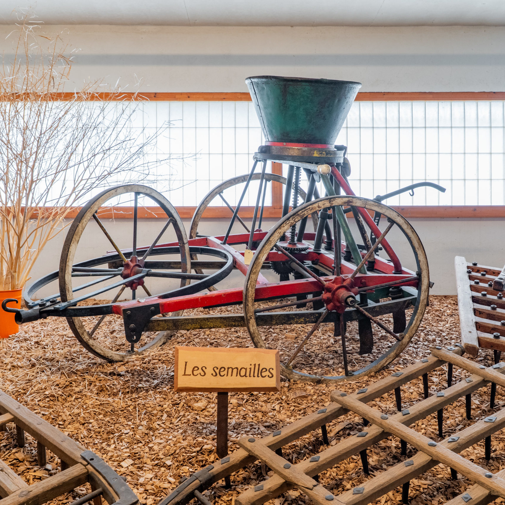 Photo des salles d'exposition du Moulin de Chiblins