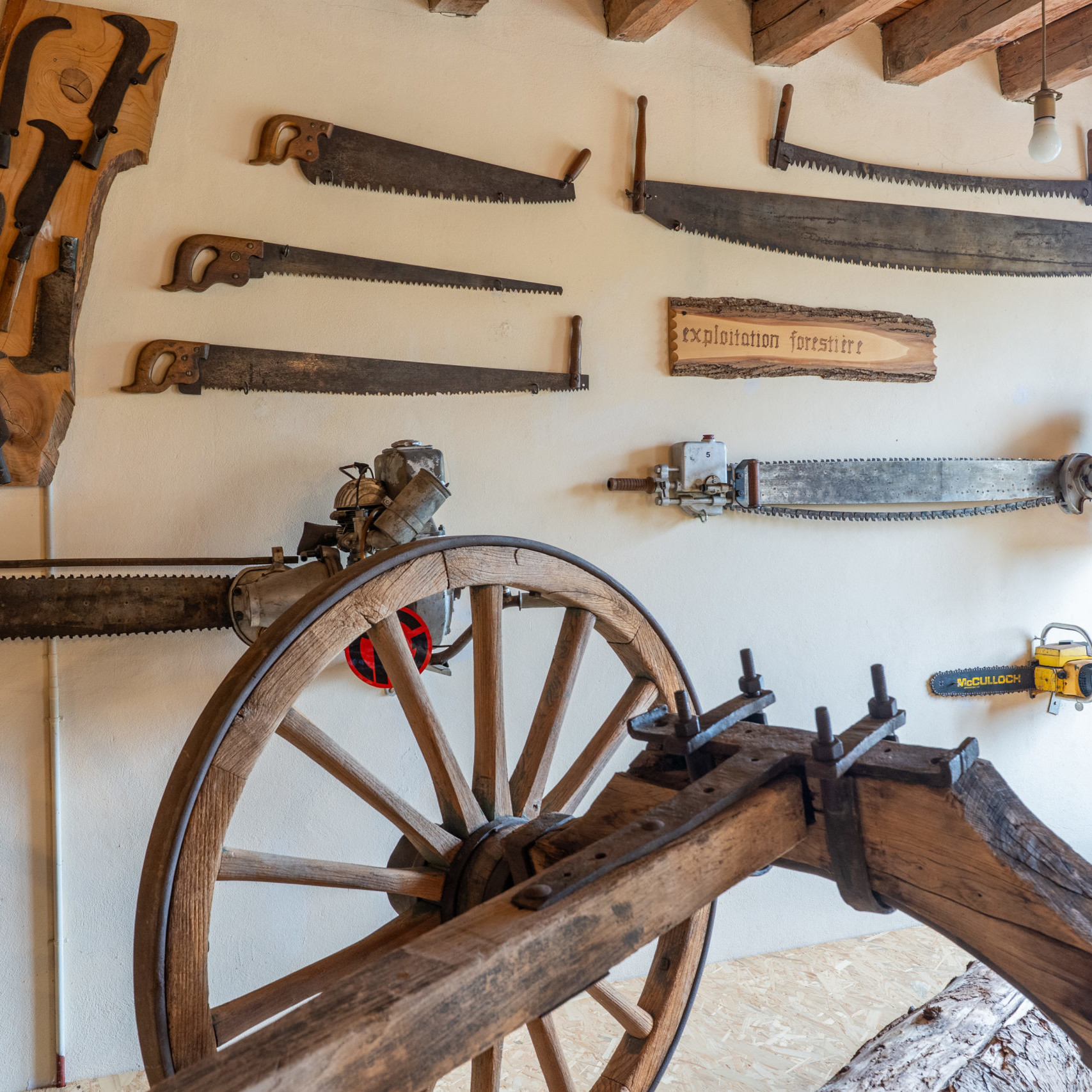 Photo des salles d'exposition du Mus&eacute;e Romand de l'agriculture