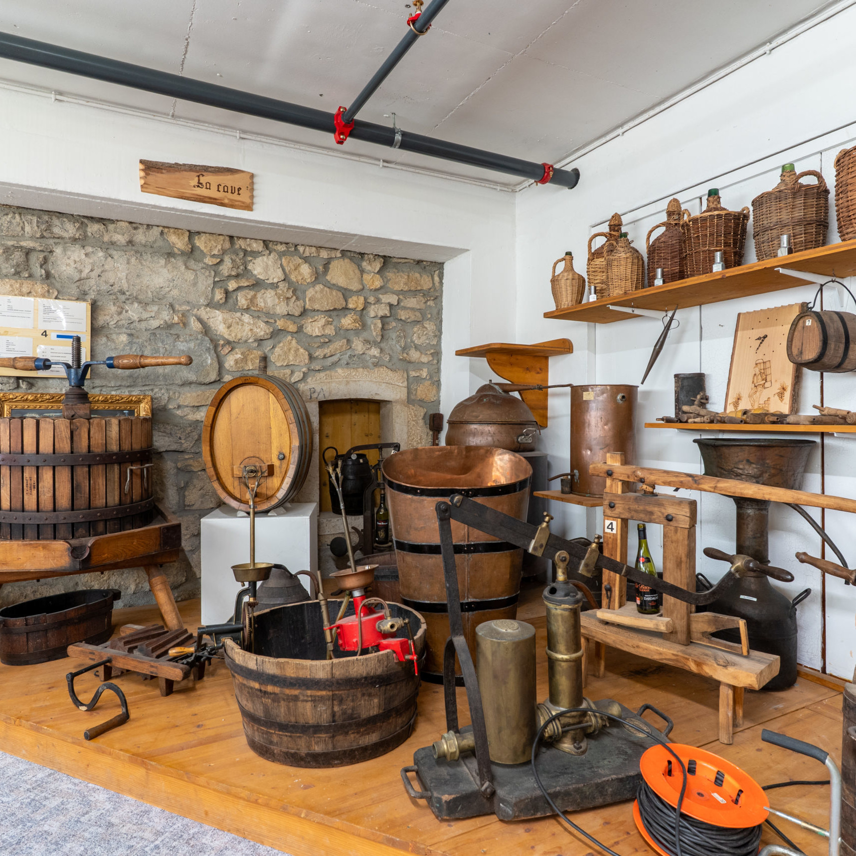 Photo des salles d'exposition du Mus&eacute;e Romand de l'agriculture