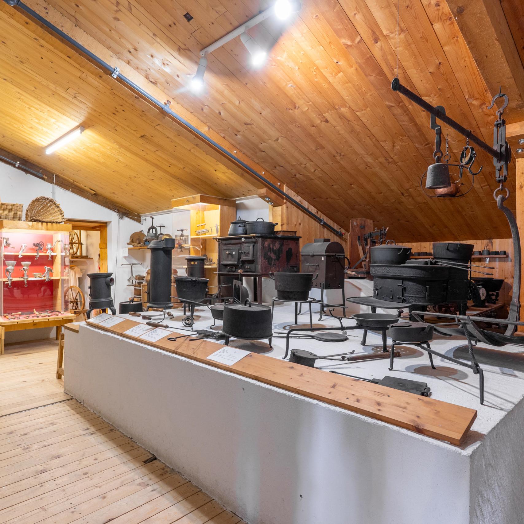 Photo des salles d'exposition du Mus&eacute;e Romand de l'agriculture