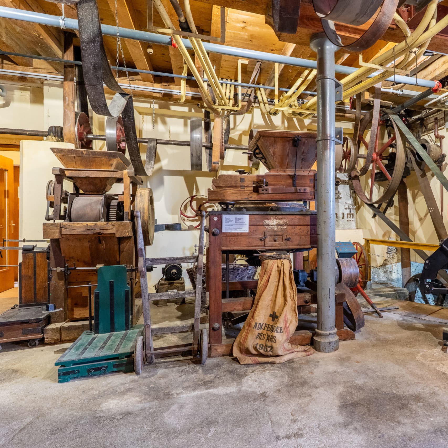 Photo des salles d'exposition du Mus&eacute;e Romand de l'agriculture